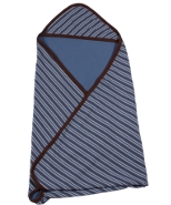 Receiving blanket with hood