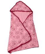 Receiving blanket with hood