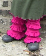 Ruffle pant