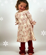 Winter peony dress + pant