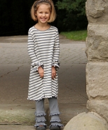 Joyful stripe dress
