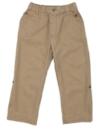 Twill rollup pant