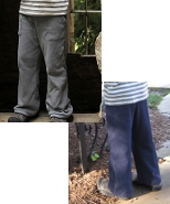 Reversible pant - gray/navy