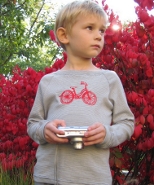 Bicycle raglan tee