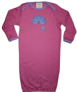 Peacock flower sleep sack