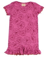 Peony flower ruffle romper