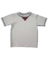 Contrast-stitched tee