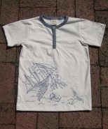 Octopus ship henley tee