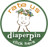 Rate us on diaperpin.com